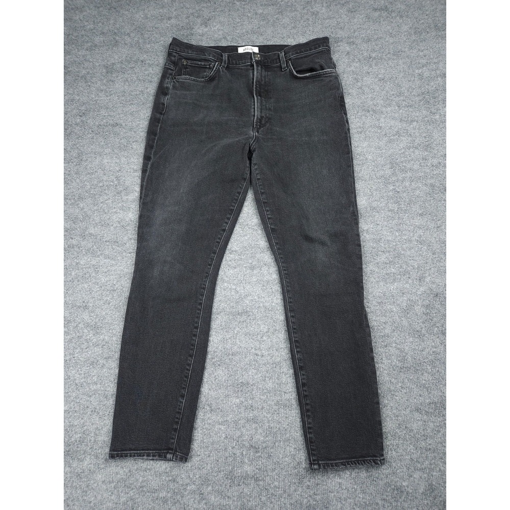 Agolde Pinch Waist Skinny Jeans Women's 31 Black High-Rise Stretch